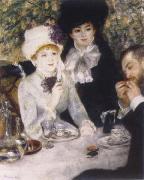 Pierre-Auguste Renoir At the end of the Fruhstucks oil painting reproduction